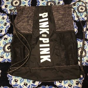 VS Pink drawstring bag
